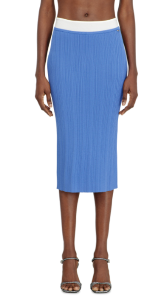 WOMEN - M-ZINIA BLUE SKIRT - DIESEL