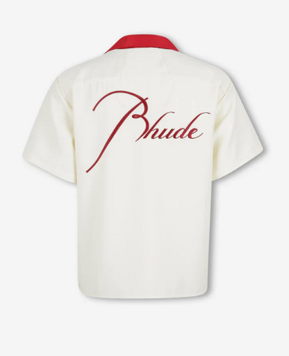 MEN - CONTRAST BOWLING SHIRT - RHUDE