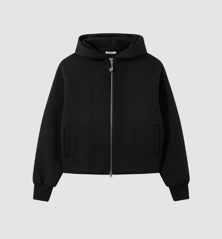 BLACK HOODIE - PERPLEXE