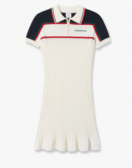 WOMEN - NAVY TENNIS DRESS - CASABLANCA