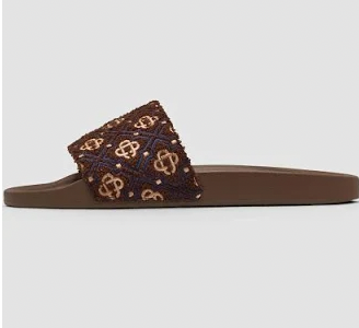 MEN - SLIDES BROWN MONOGRAM - CASABLANCA