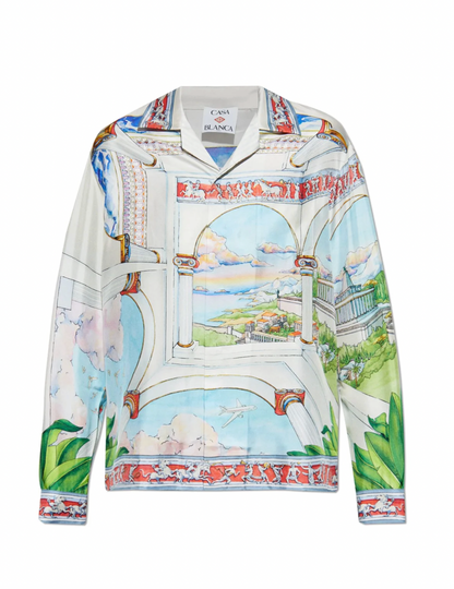 MEN - Longsleeve Shirt Silk Le Passage - Casa Blanca