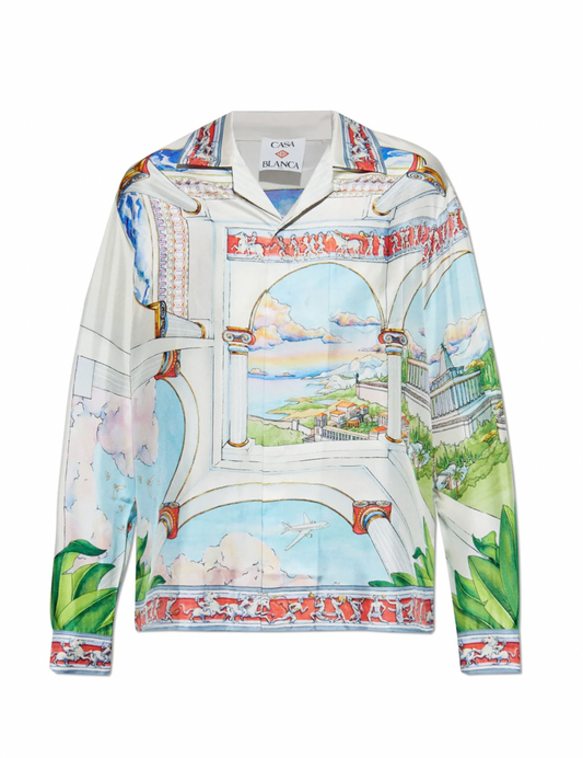 MEN - Longsleeve Shirt Silk Le Passage - Casa Blanca