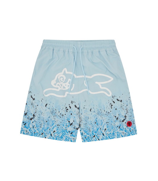 MEN - SWIM SHORT GRADIENT SNAKESKIN RUNNING BLUE - Ice Cream
