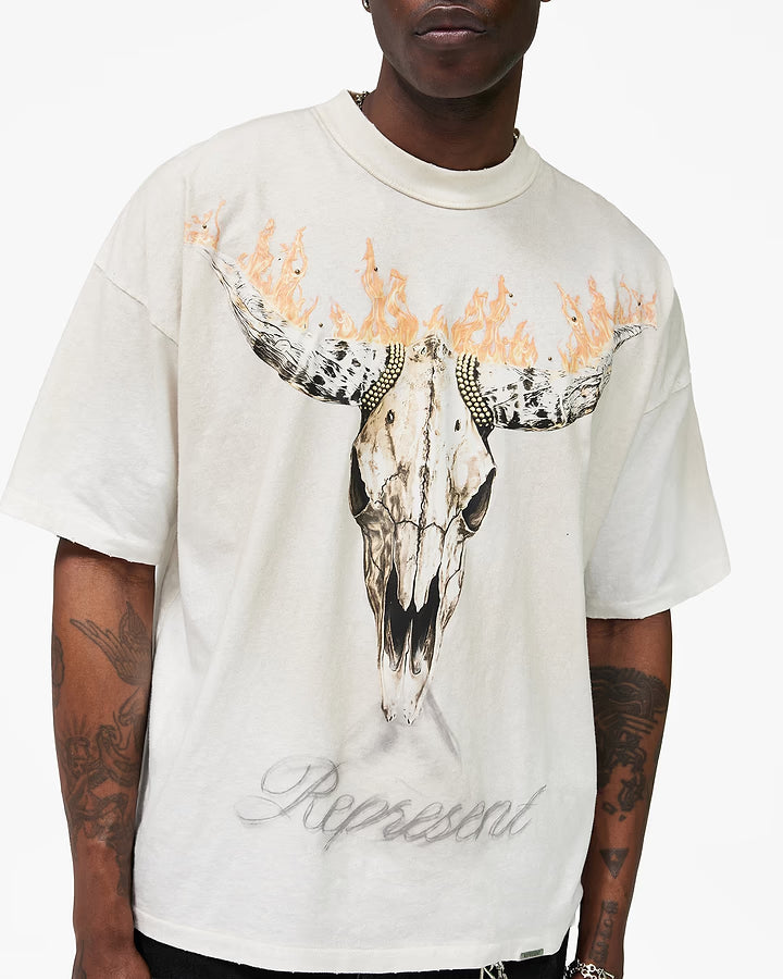 MEN - British Cowboys T-Shirt White - Represent