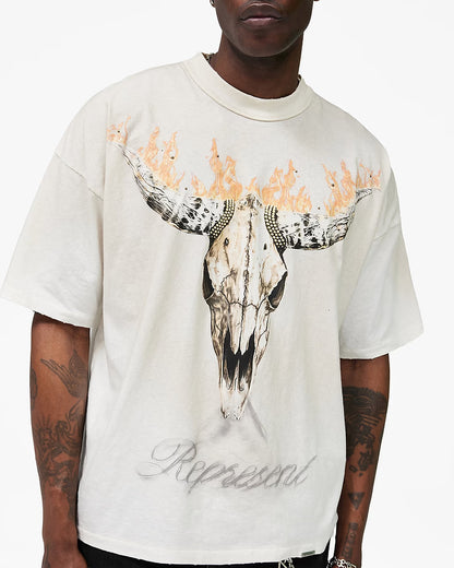 MEN - British Cowboys T-Shirt White - Represent