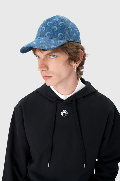 HAT - BASEBALL DENIM MOON LASER BLUE - Marine Serre