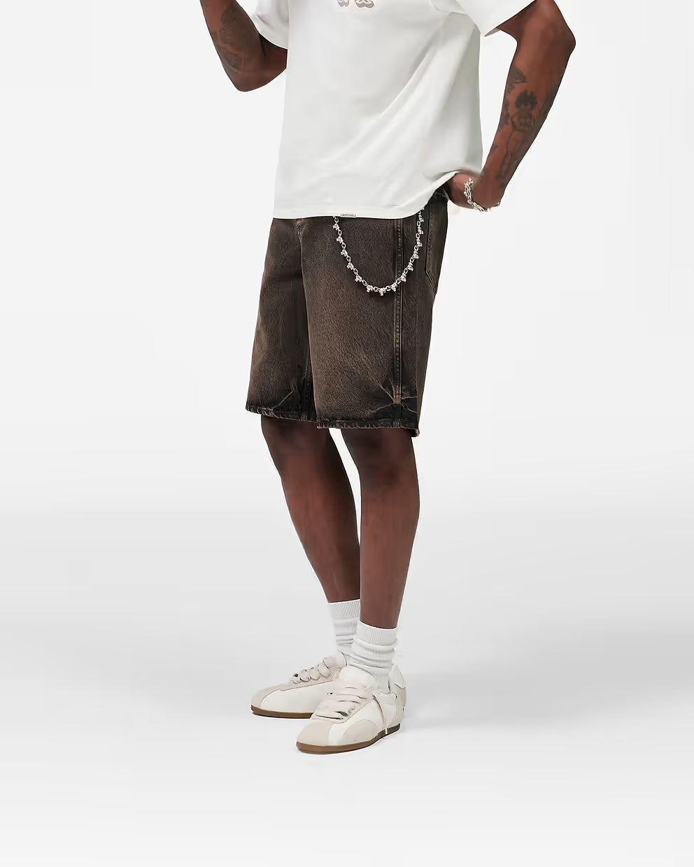 MEN - DENIM SHORT BARK - Represent