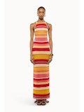 WOMEN - KNIT DRESS PINK MULTI - Laneus