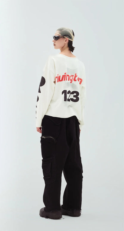 Anti Death Enemy Long Sleeve White - RRR
