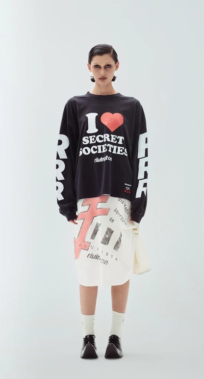 Secret Societites Garden Long Sleeve Black - RRR