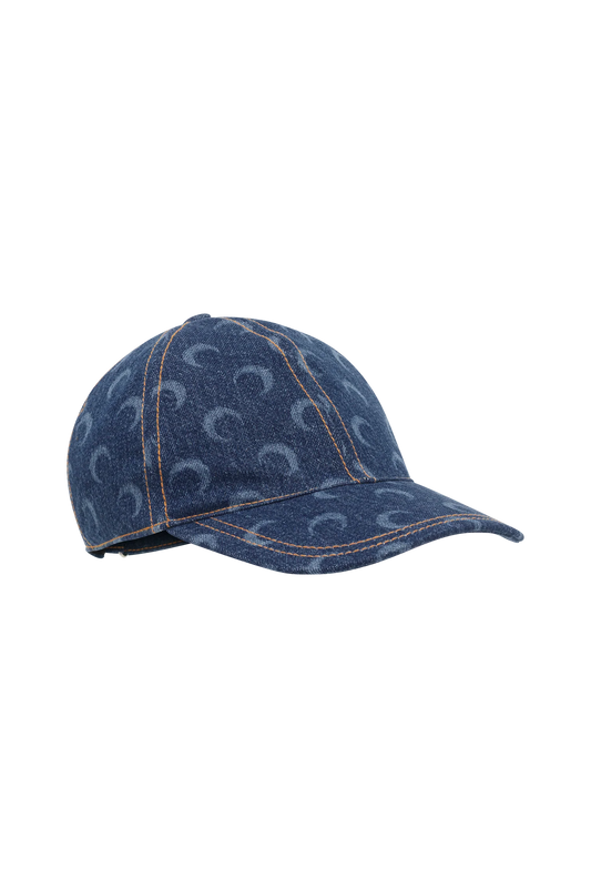 HAT - BASEBALL DENIM MOON LASER BLUE - Marine Serre