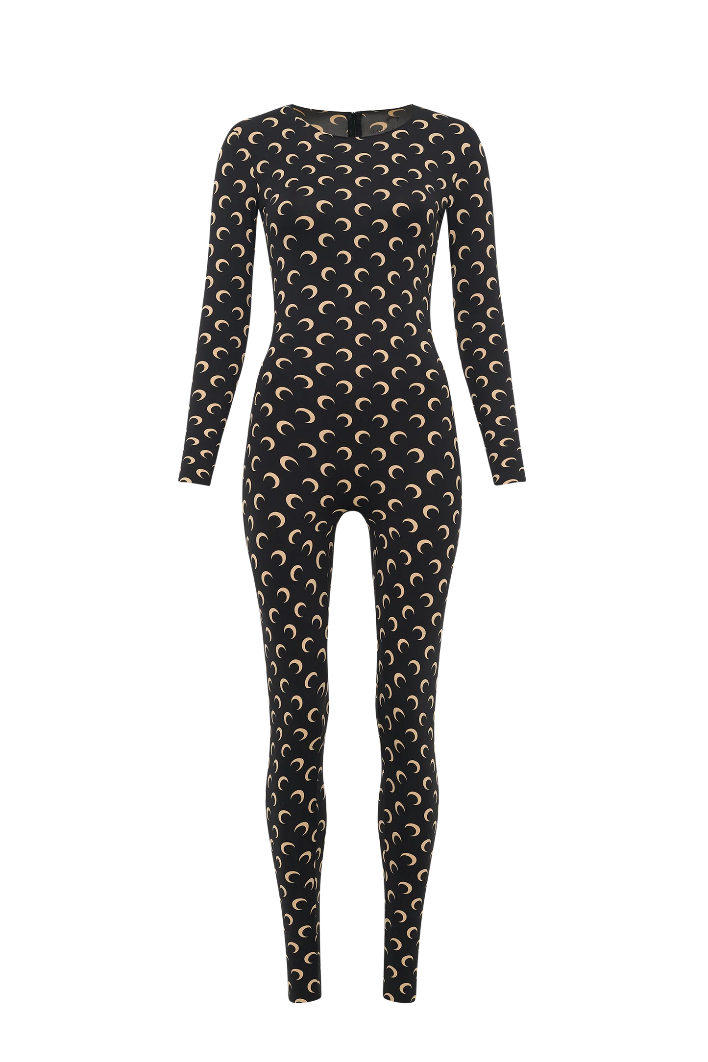 WOMEN - CATSUIT PRINTED JERSEY BLACK MOON - Marine Serre