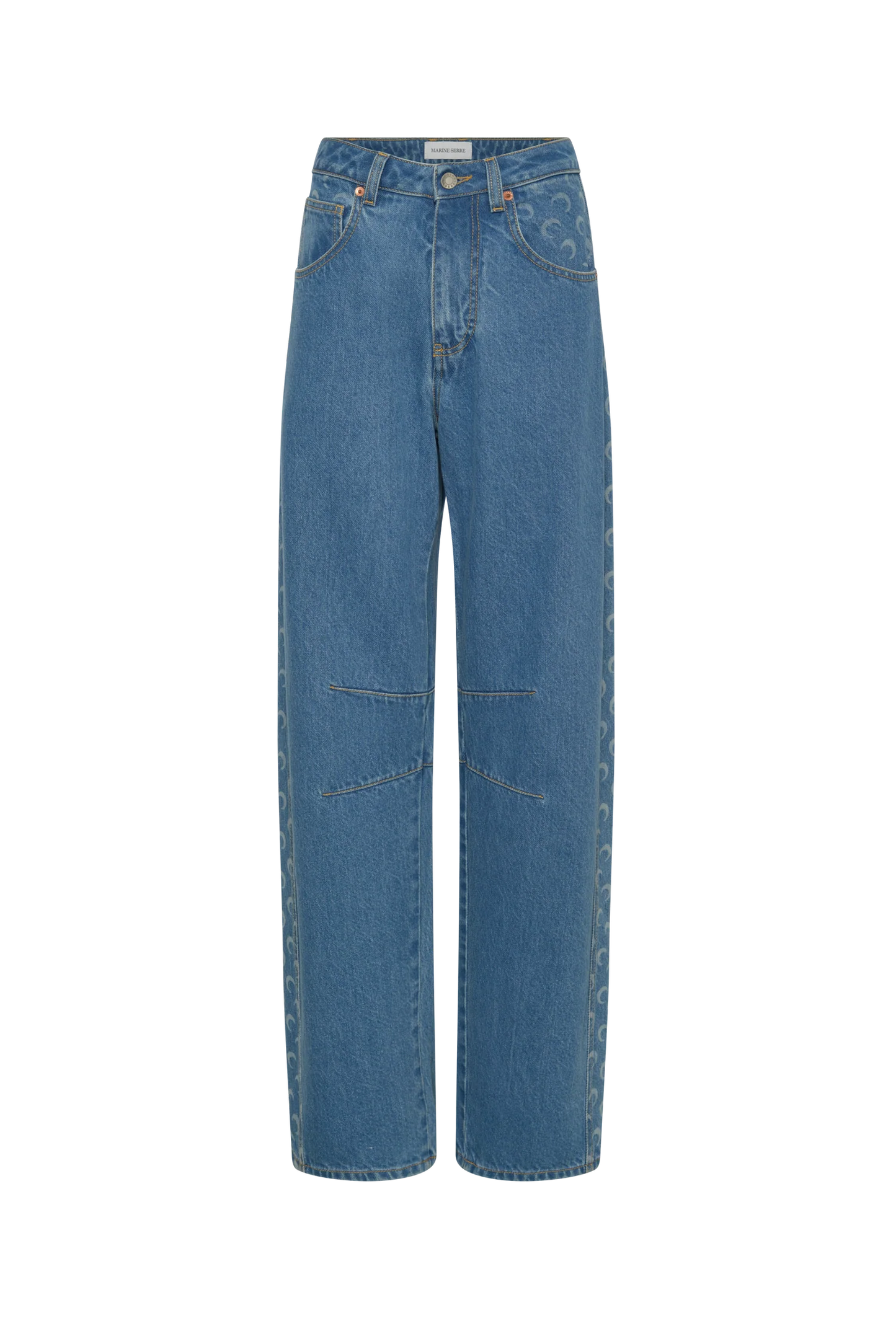WOMEN - JEAN BARREL EN DENIM DE COTON BIOLOGIQUE BLEU CLAIR - Marine Serre