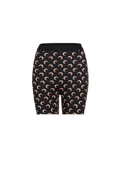 WOMEN - MINI JERSEY SHORT PRINTED MOON BLACK