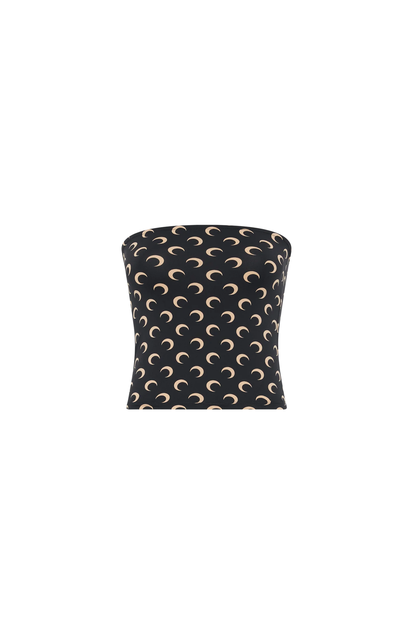 WOMEN - HAUT TUBE SECOND SKIN EN JERSEY MOON RECYCLÉ BLACK - Marine Serre