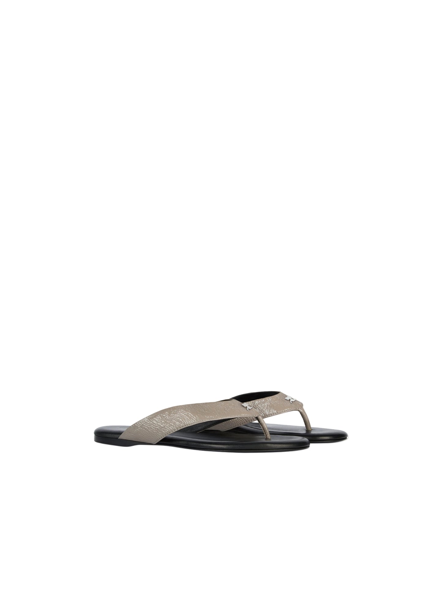 SANDALE EN VYNIL MOCHA - Courrèges