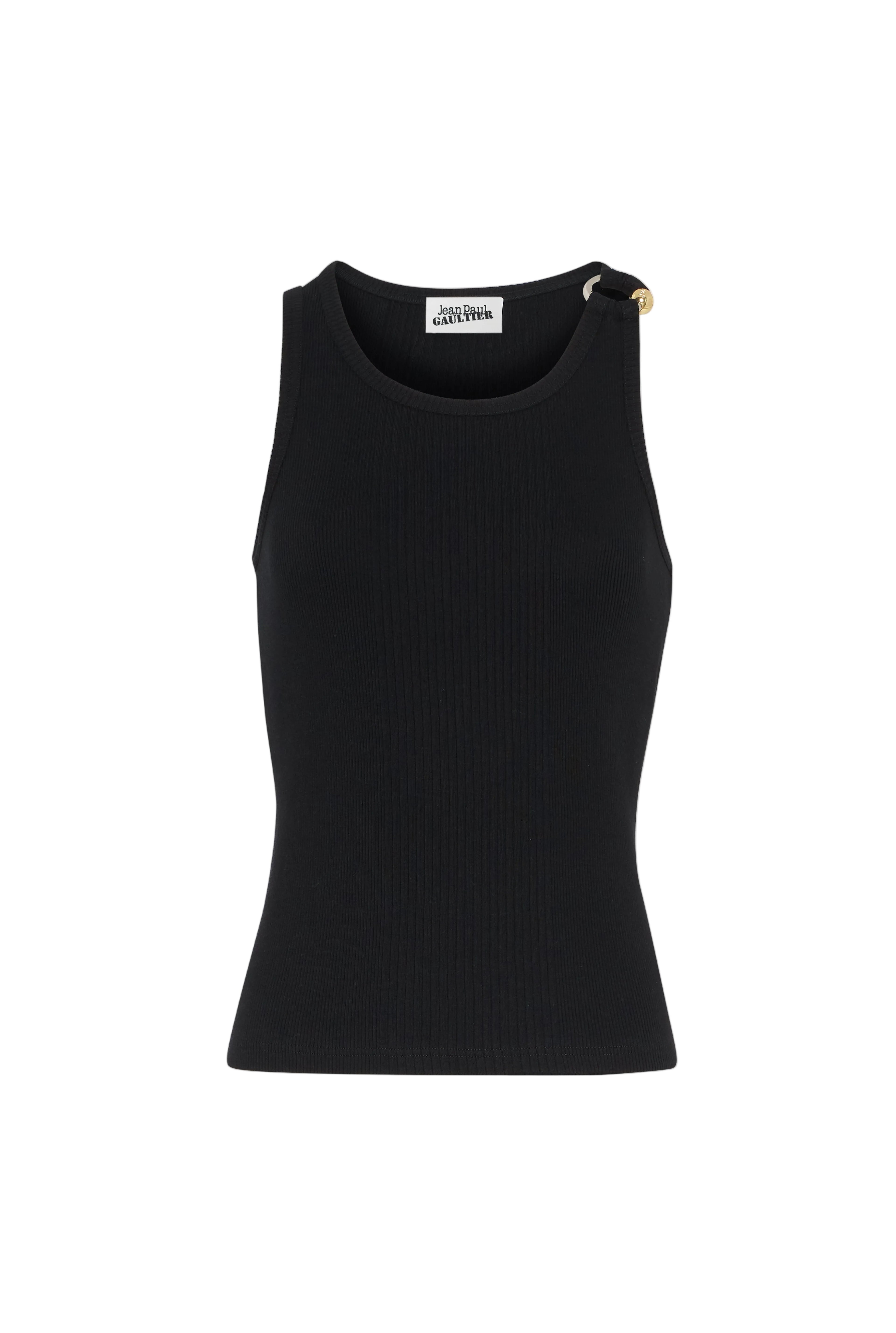 THE BLACK PIERCING TANK TOP - JPG