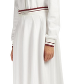 WOMEN - LONG SKIRT SPONGY LILY WHITE - Marni