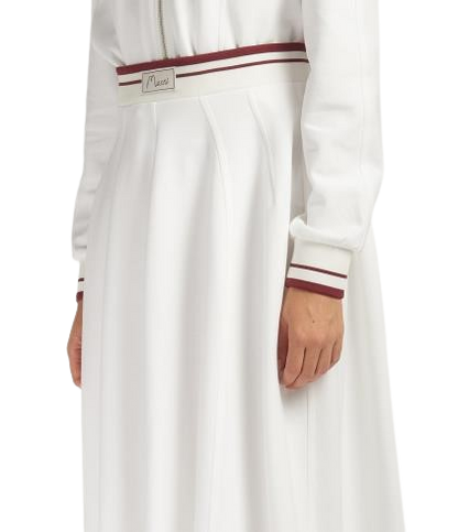 WOMEN - LONG SKIRT SPONGY LILY WHITE - Marni