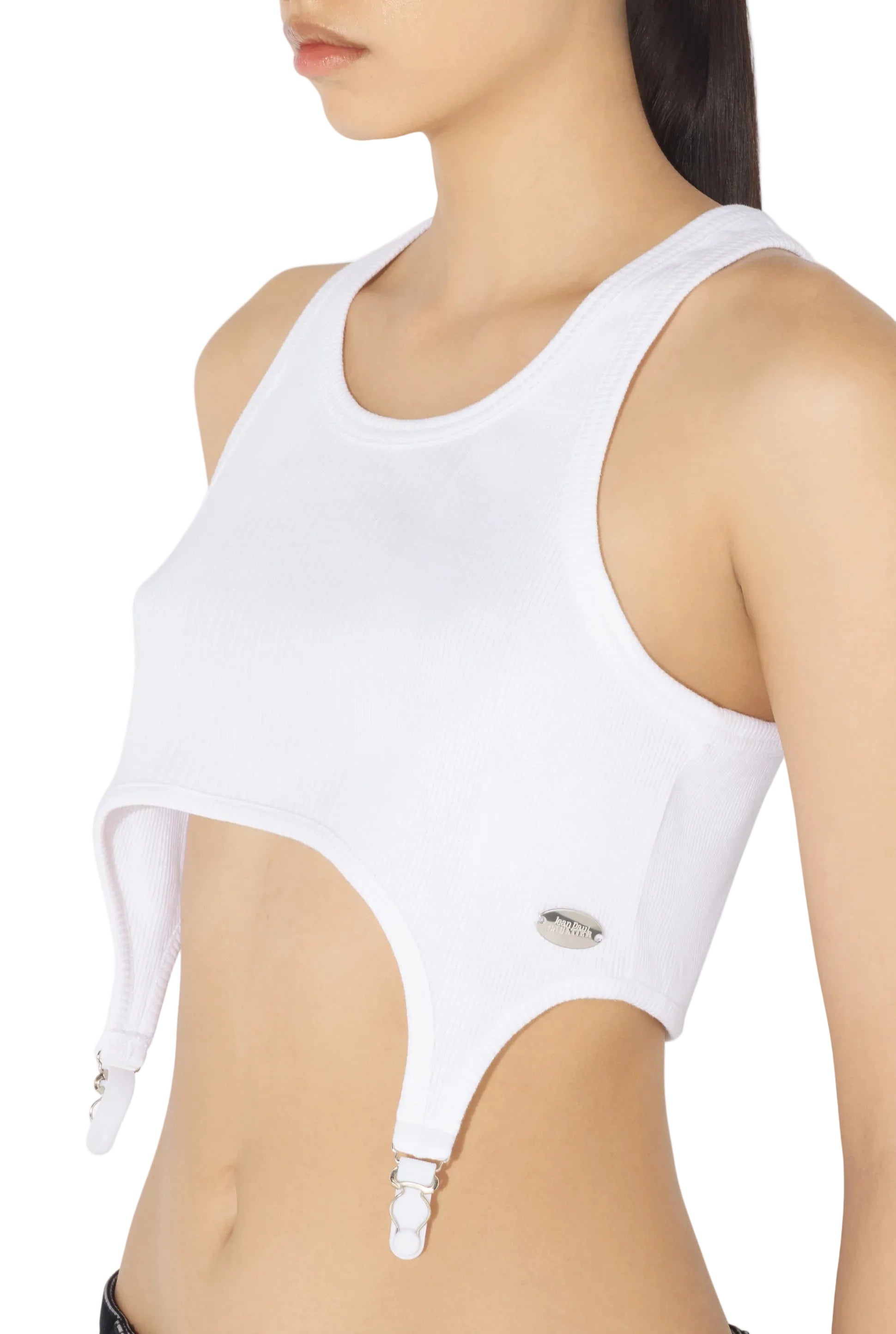 WOMEN - The White Garter Bra - JPG