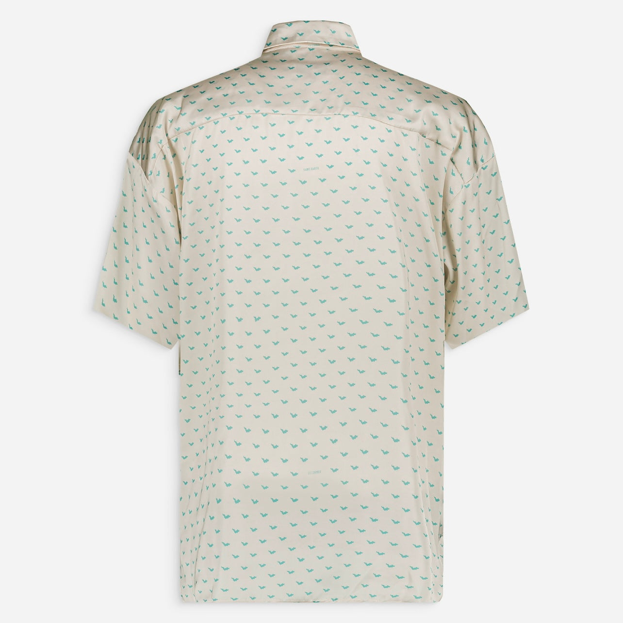Swan Paris X Le Corner Saint Barth Collab Chemise Blanc Et Bleu