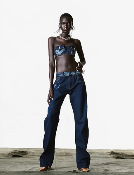 WOMEN - THE DENIM TROMPE L’ŒIL BRA - JPG
