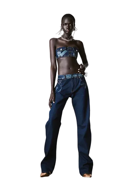 WOMEN - THE DENIM TROMPE L’ŒIL BRA - JPG