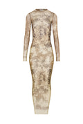 THE LONG BEIGE MÉDAILLON DRESS - JPG