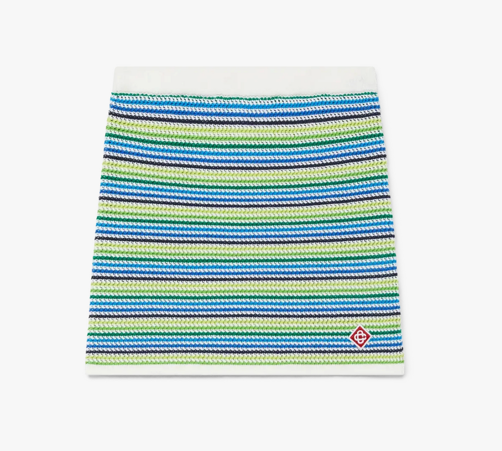 KIDS - Mini Jupe Rayé Green - Casa Blanca