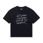 MEN - T-SHIRT DREAMS SPEAK THE LOUDEST BLACK - HTG