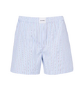 WOMEN - MINI SHORT COTONS STRIPES BLUE - The Attico