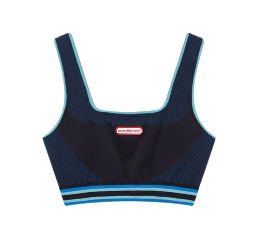 WOMEN - Seamless Bralette Blue - Casa Blanca