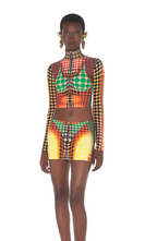 WOMEN - RE-EDITION THE BROWN DOTS MINI SKIRT - JPG