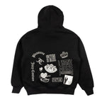 MEN - BLISS HOODIE JUICY BLACK - Pleasures