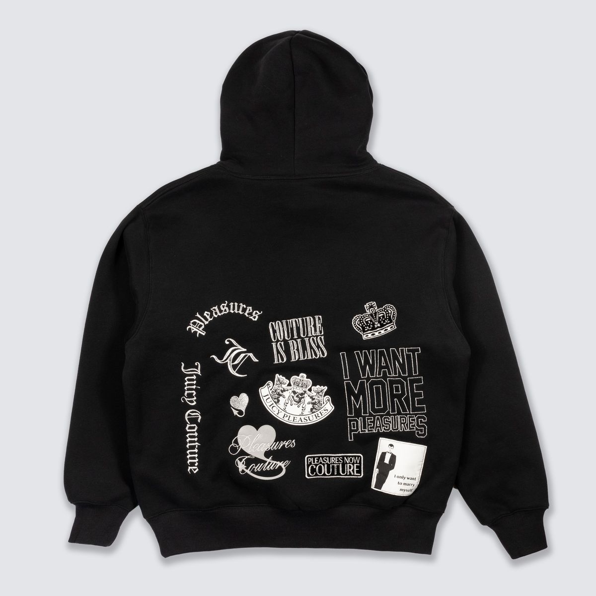 MEN - BLISS HOODIE JUICY BLACK - Pleasures