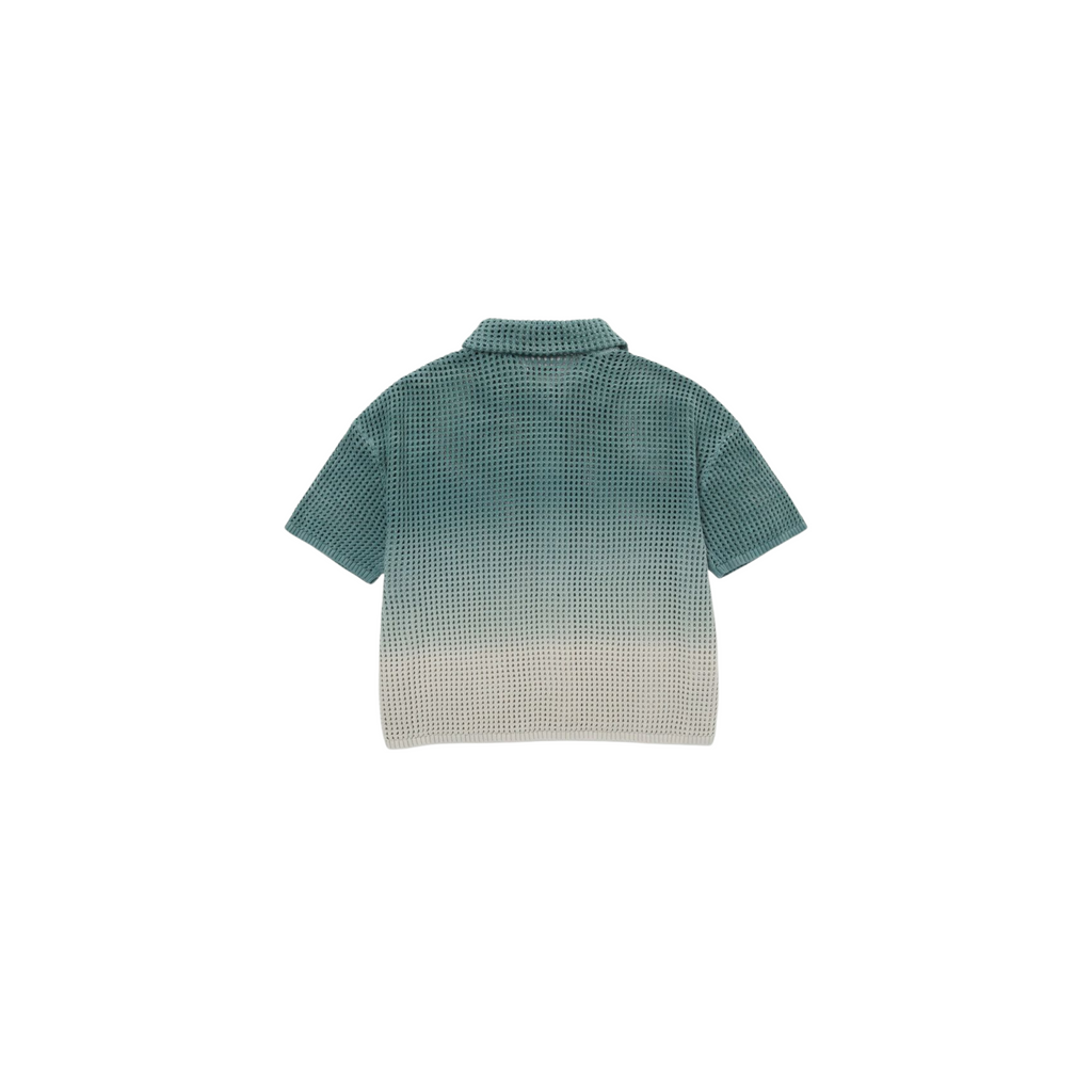 WOMEN - SHIRT CROCHE OMBRE GREEN - HTG