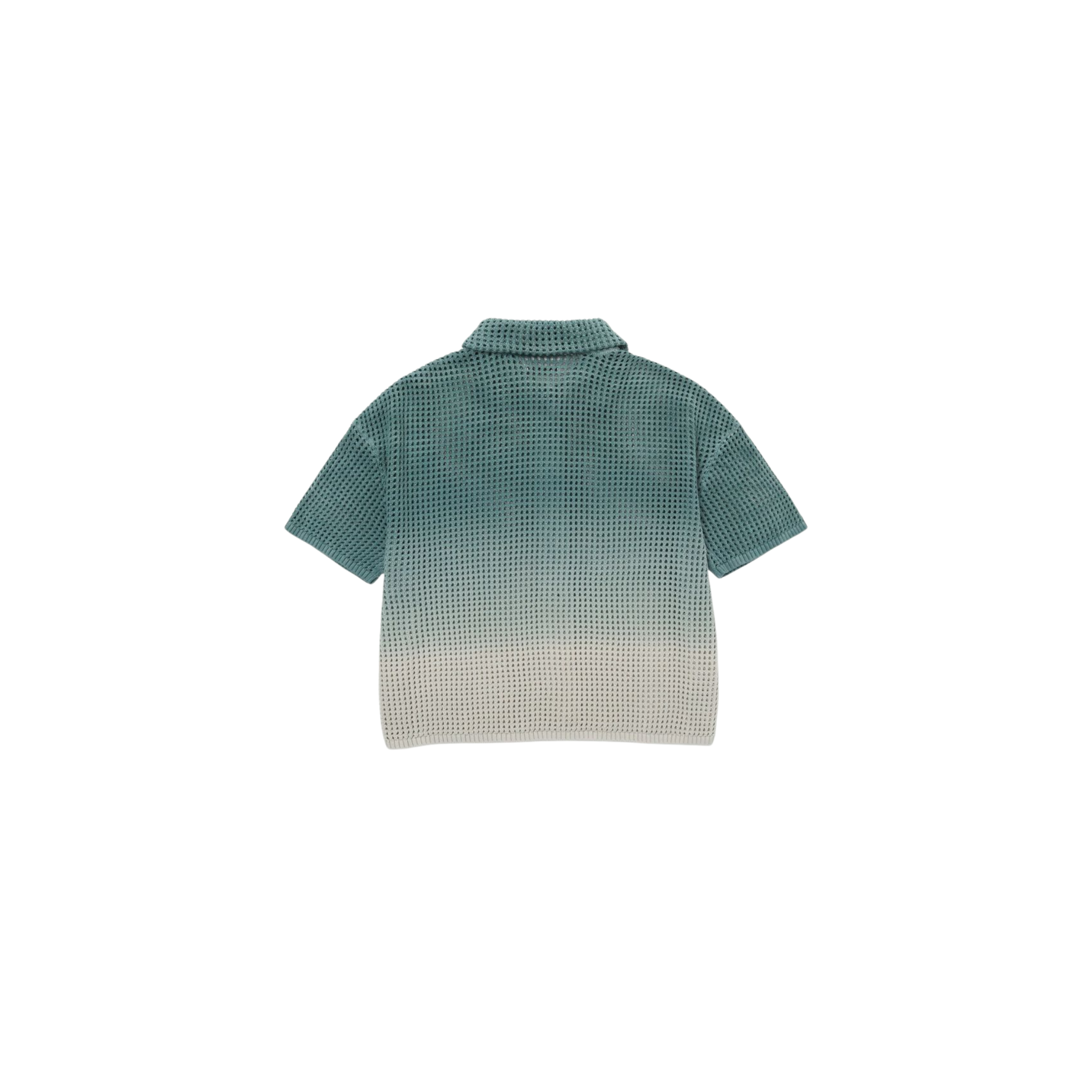 WOMEN - SHIRT CROCHE OMBRE GREEN - HTG
