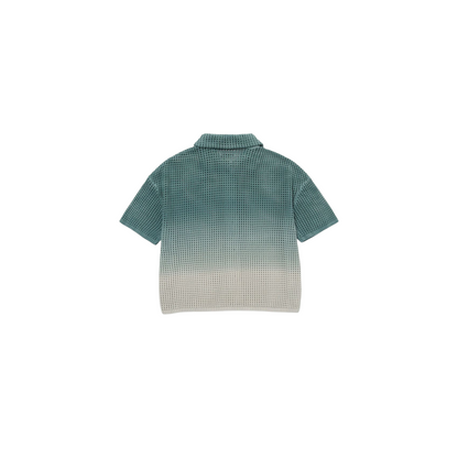 WOMEN - SHIRT CROCHE OMBRE GREEN - HTG