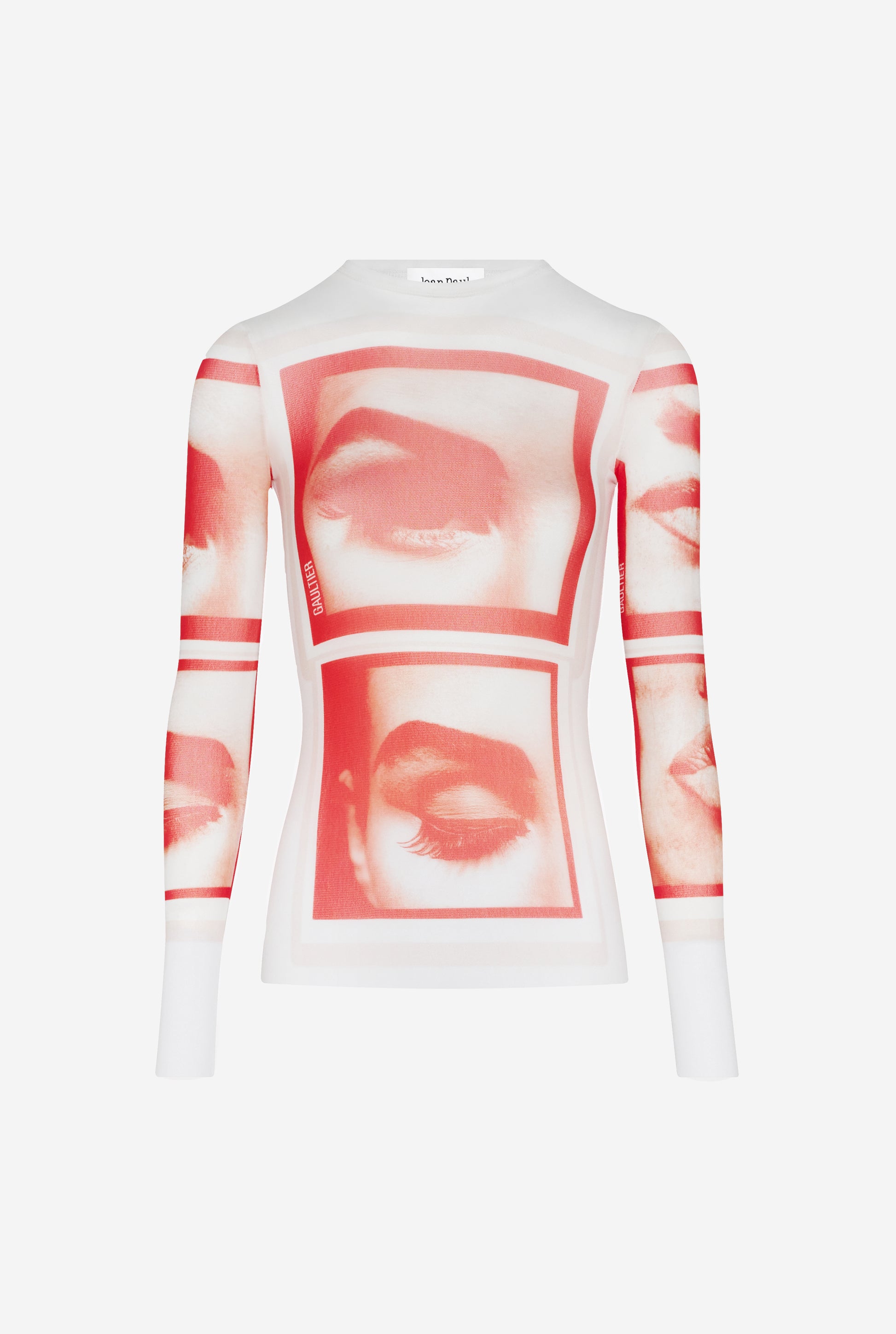 WOMEN - RE-EDITION THE RED EYES AND LIPS TOP LS - JPG