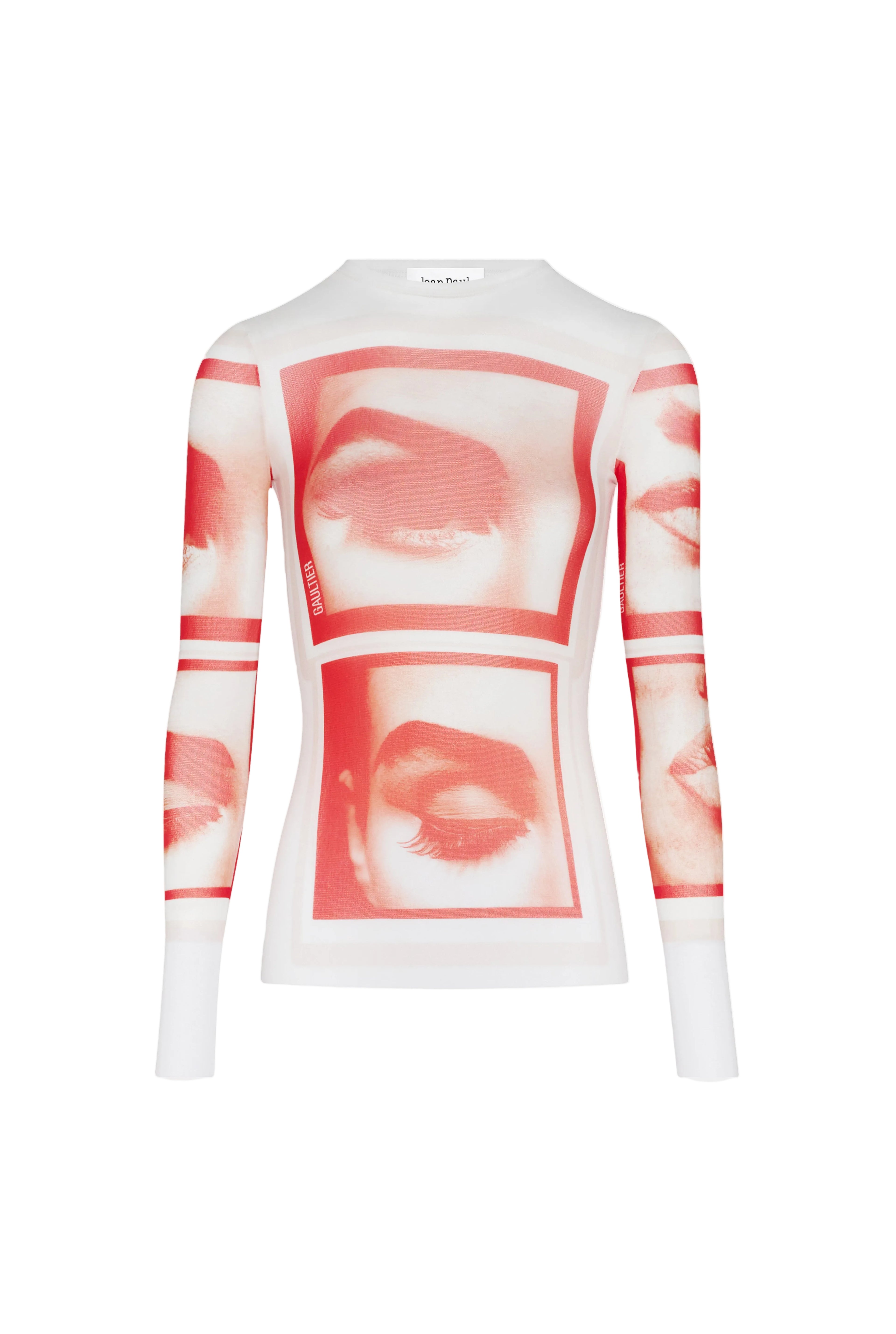 WOMEN - RE-EDITION THE RED EYES AND LIPS TOP LS - JPG