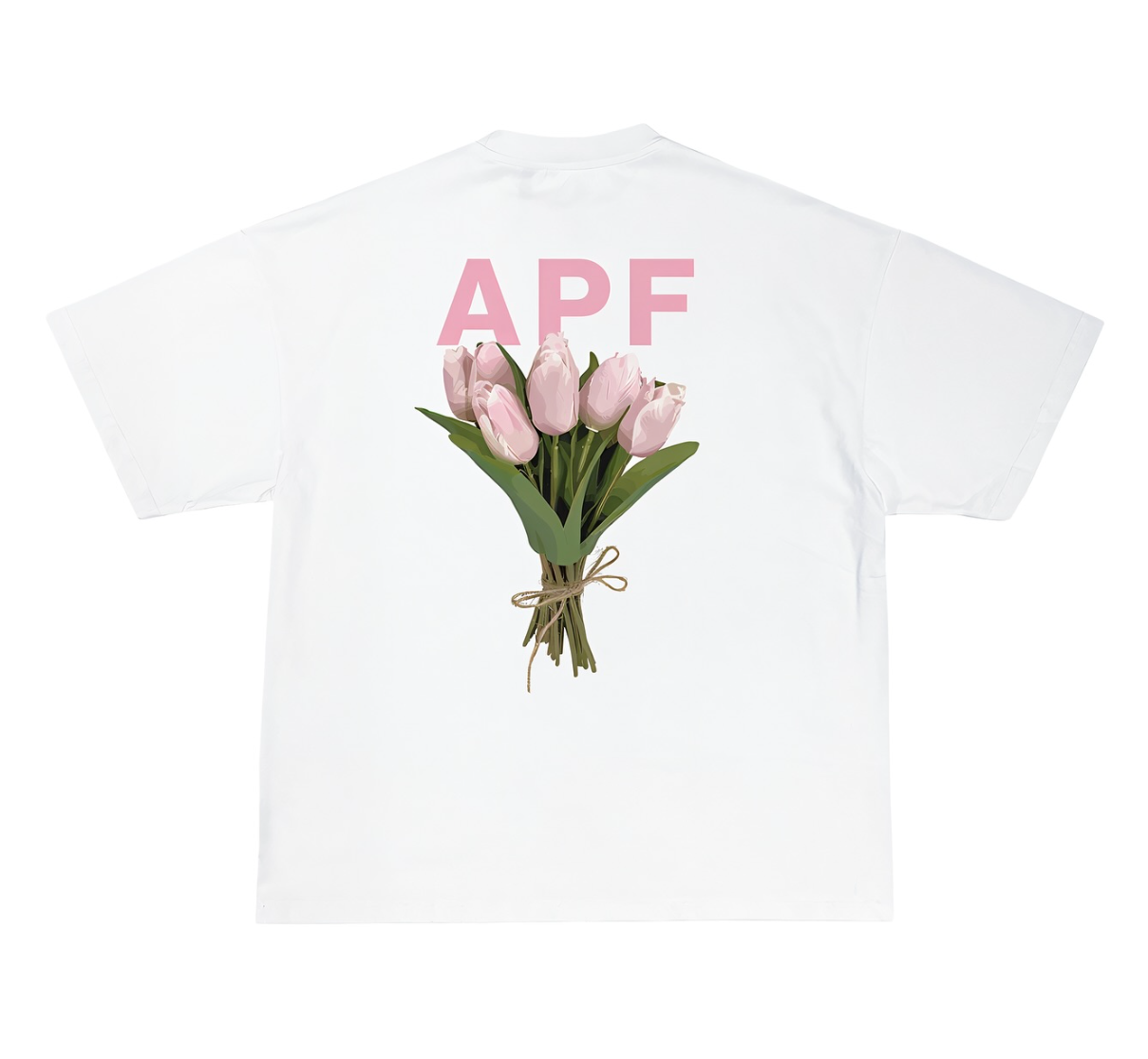 MEN - T-SHIRT PINK TULIPE - APF
