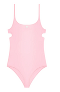 WOMEN - Maillot de Bain Logo Brodé Pink - Courrèges