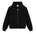 MEN - ZIP HOODIE CRYSTAL BLACK - Casa Blanca
