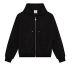 MEN - ZIP HOODIE CRYSTAL BLACK - Casa Blanca
