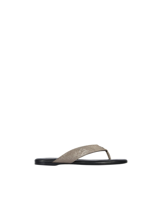 SANDALE EN VYNIL MOCHA - Courrèges