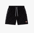 MEN-Towelling Monogram Shorts-CASA BLANCA