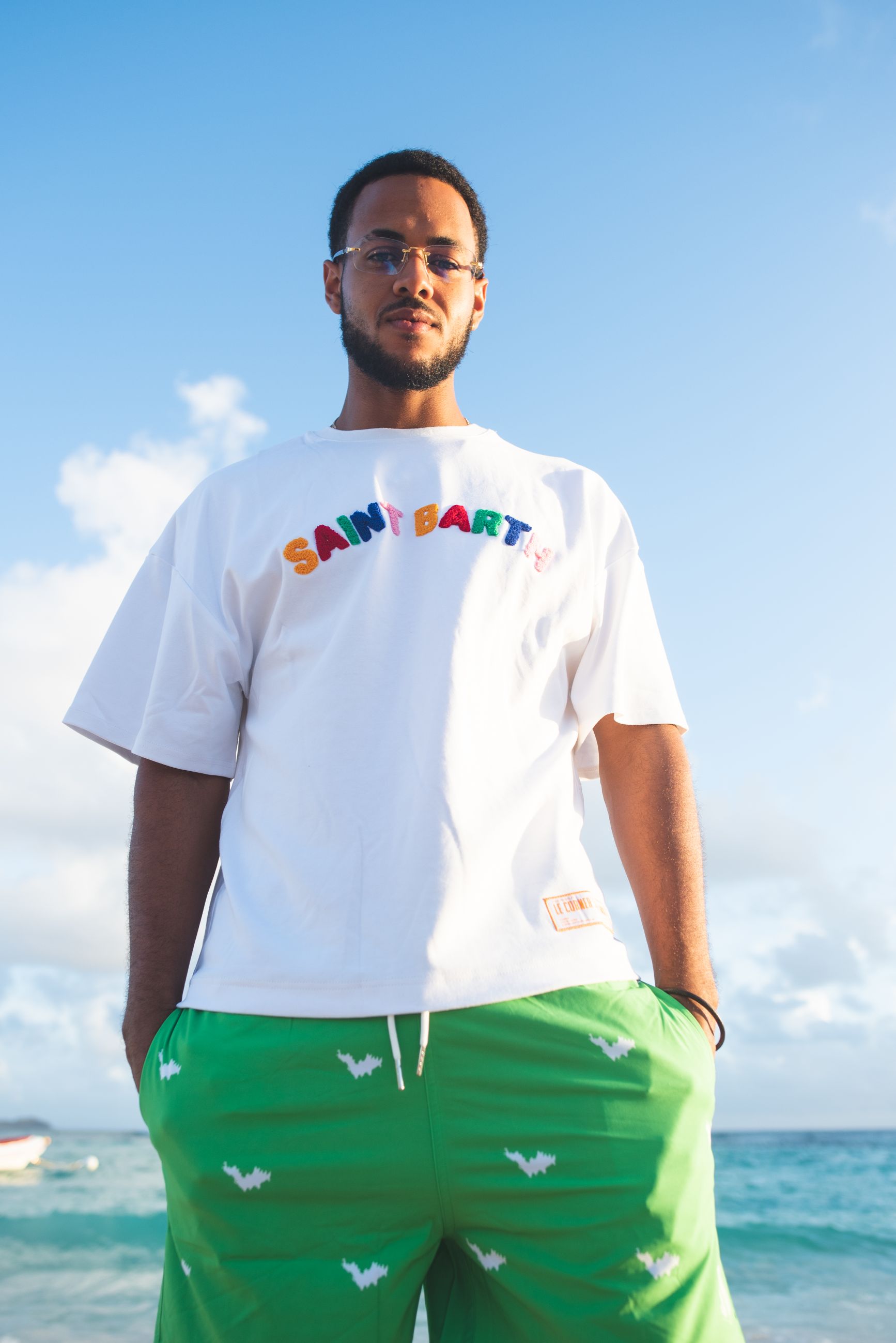 Le Corner Brand - Rainbow T-shirt White
