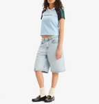 WOMEN - SHORT DENIM GRAFFITI SKATER