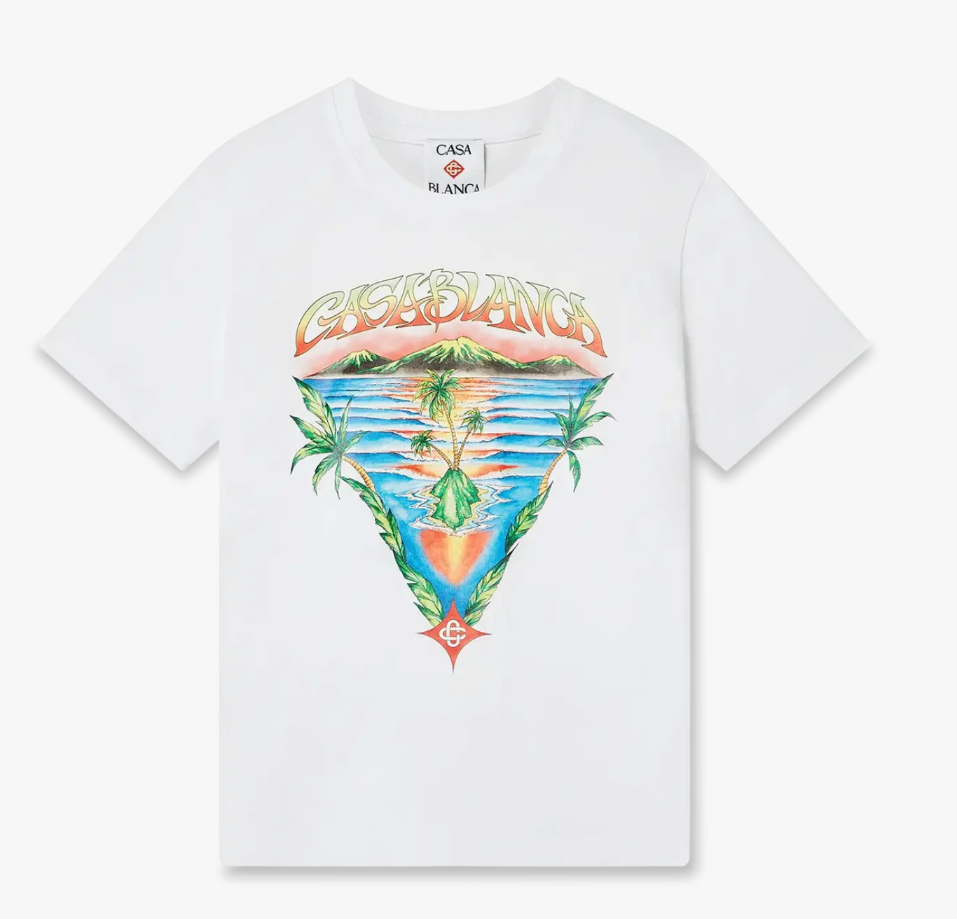 KIDS -T‑shirt Innocence Triangle White - Casa Blanca
